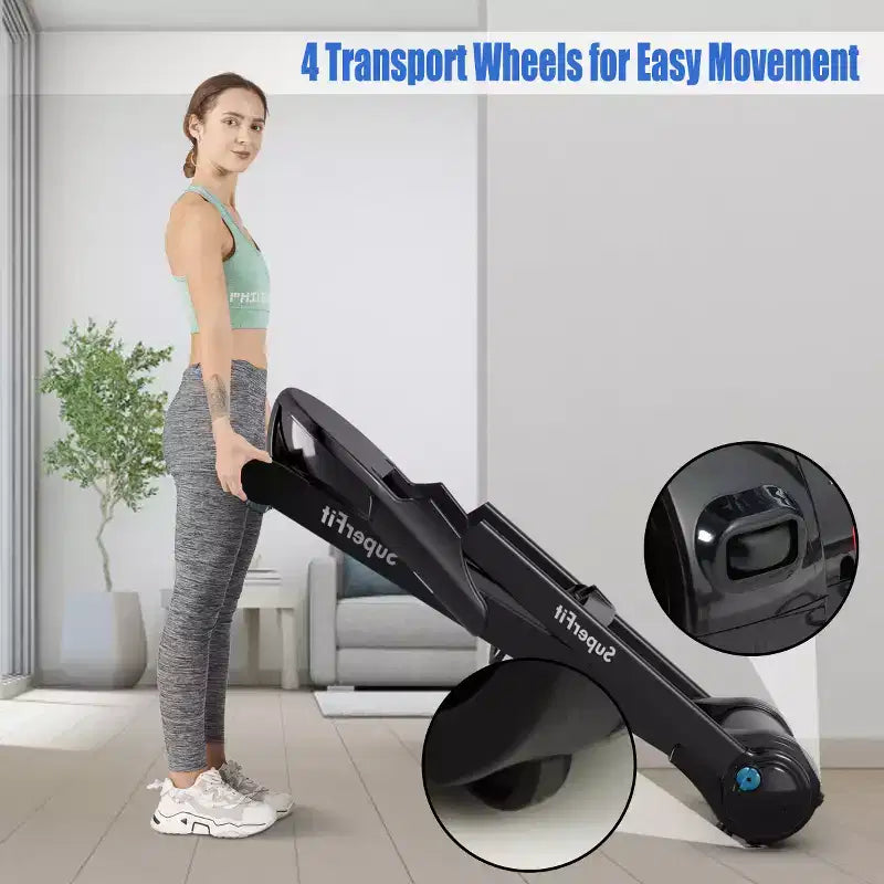 Tapis de course pliable Costway 2.25 CV avec écran tactile LED