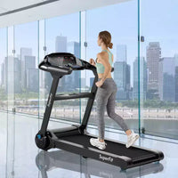 Tapis de course pliable Costway 2.25 CV avec écran tactile LED