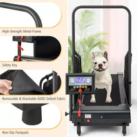 Tapis de course Costway pour chiens de petite et moyenne taille - Machine d'entraînement pour animaux de compagnie en intérieur