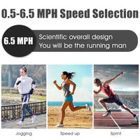 Tapis roulant pliable Costway 1,0 CV avec moteur électrique pour entraînement de course
