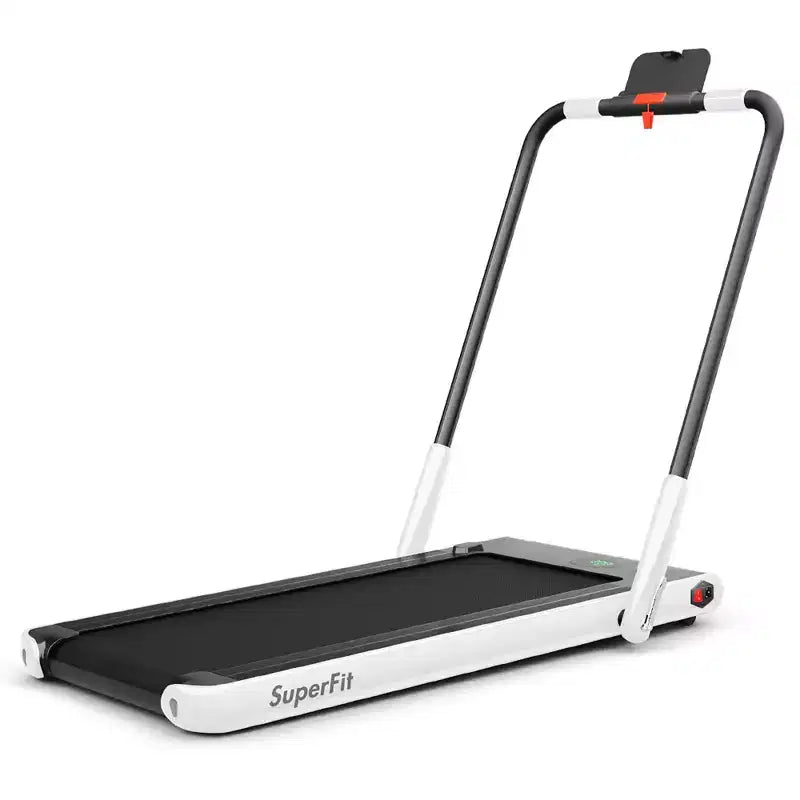 Tapis Roulant Pliable 2 en 1 Costway 2,25 CV avec Télécommande