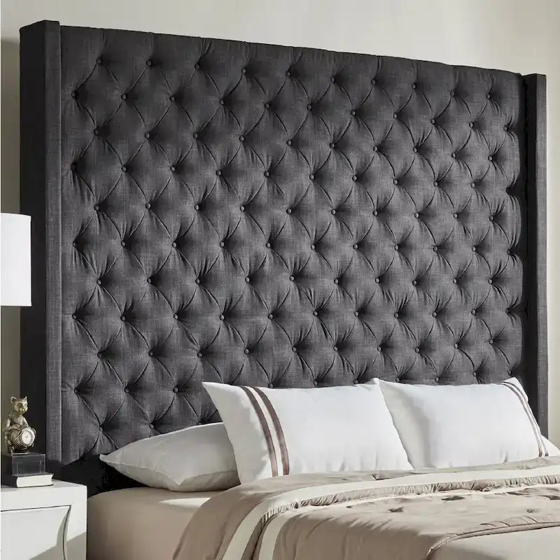 Naples - Tête de lit enveloppante capitonnée seule par iNSPIRE Q Artisan