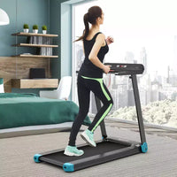 Costway Folding Electric Treadmill Compact Walking Running Machine w/APP Control Speaker