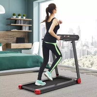 Costway Tapis de Course Électrique Pliable Compact avec Application et Haut-Parleur