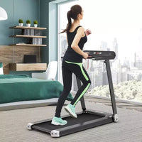 Costway Tapis de Course Électrique Pliable Compact avec Application et Haut-Parleur