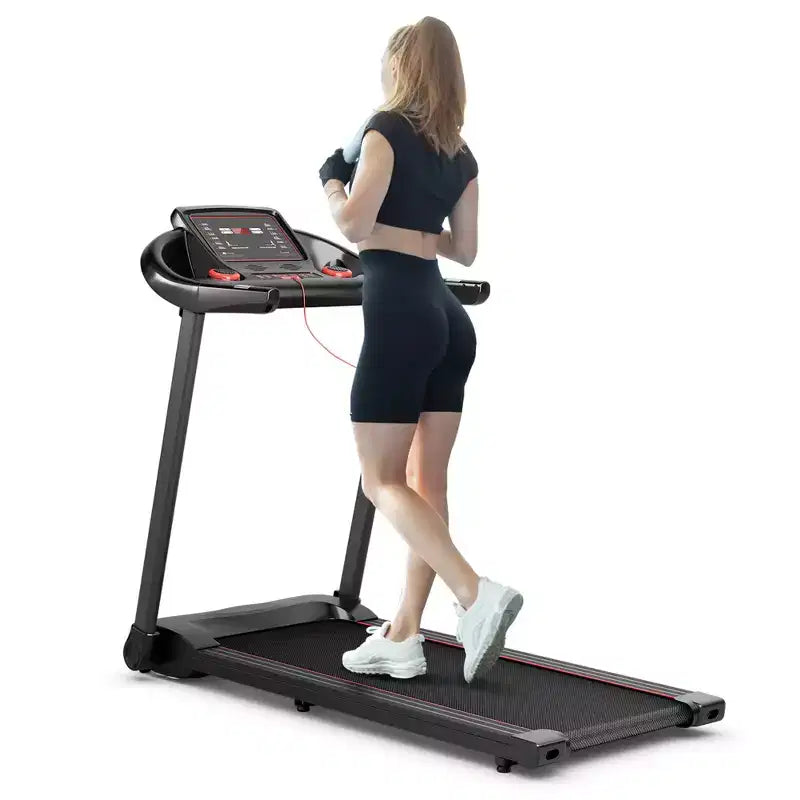 Tapis roulant électrique Costway 2,25 CV avec haut-parleur Bluetooth et contrôle par application