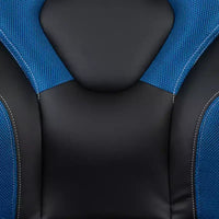 Chaise de jeu à dossier haut BlackArc en similicuir, siège pivotant réglable en hauteur et accoudoirs rembourrés relevables