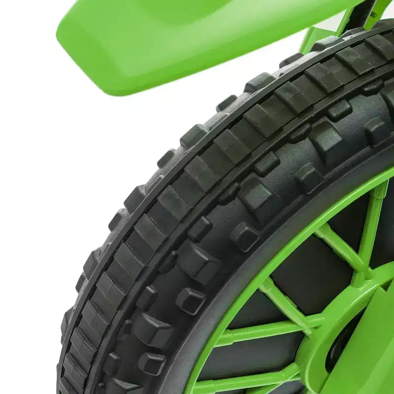 Aosom Moto cross 12V pour enfants, moto électrique tout-terrain avec batterie rechargeable, roues d'entraînement bleues