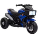 Aosom 6V Kids Motorcycle Dirt Bike Electric Battery-Powered Ride-On Toy Off-road Street Bike w/ Music Horn Headlights Motorbike for Girls Boy Blue