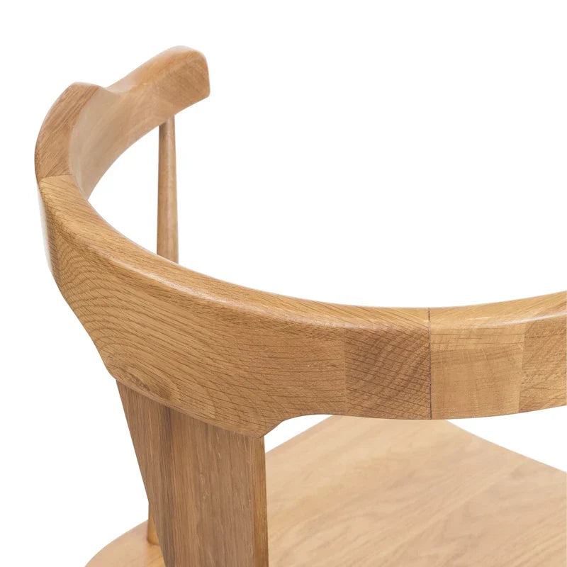 Chaise de salle à manger Poly & Bark Enzo - Bois de chêne massif