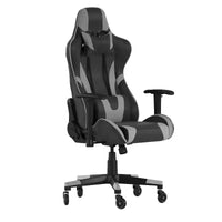 Chaise de bureau de jeu Flash Furniture X20, type baquet, pour ordinateur, réglable, avec dossier inclinable et roulettes transparentes