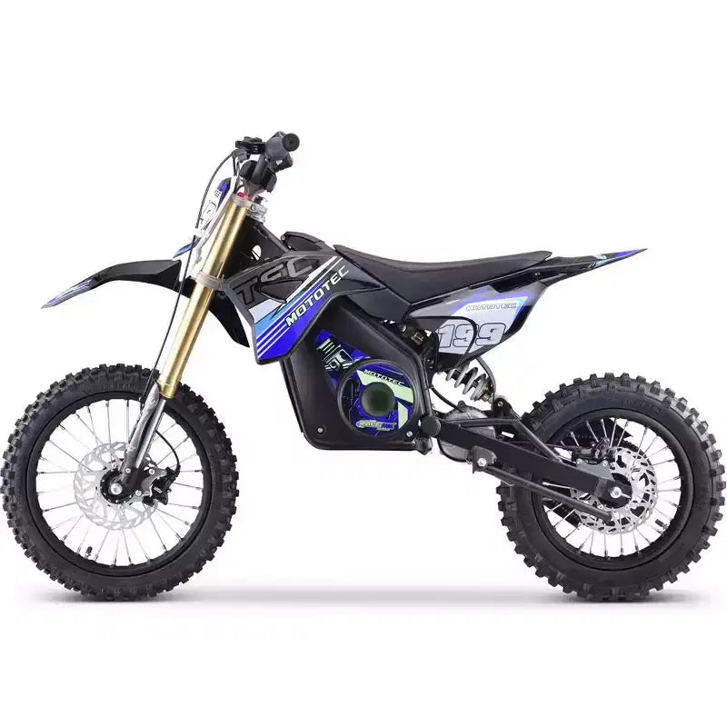 MotoTec Moto cross électrique Pro 48 V 1500 W Lithium Rouge