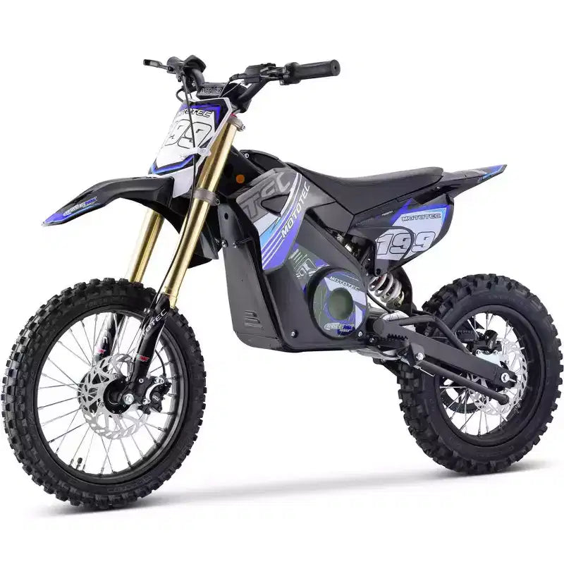 MotoTec Moto cross électrique Pro 48 V 1500 W Lithium Rouge