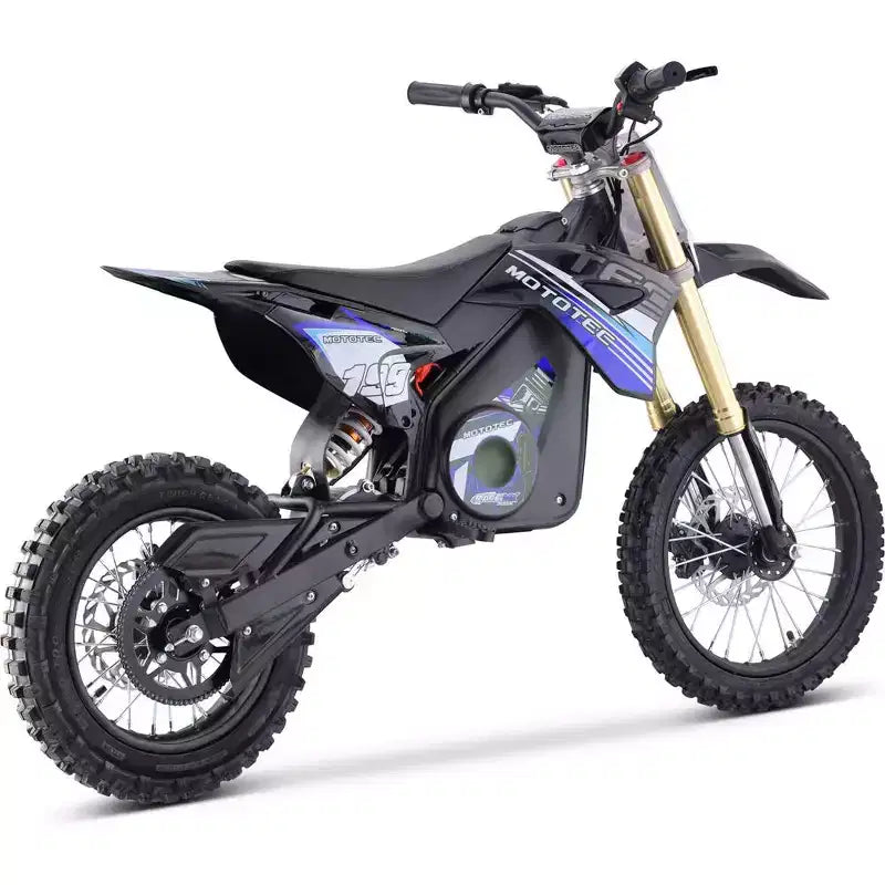 MotoTec Moto cross électrique Pro 48 V 1500 W Lithium Rouge
