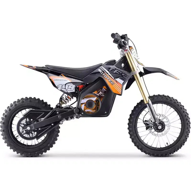 MotoTec Moto cross électrique Pro 48 V 1500 W Lithium Rouge