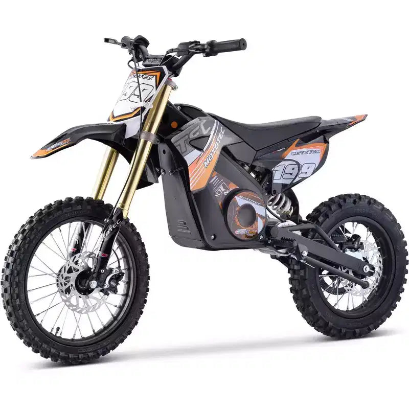 MotoTec Moto cross électrique Pro 48 V 1500 W Lithium Rouge