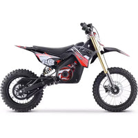 MotoTec Moto cross électrique Pro 48 V 1500 W Lithium Rouge