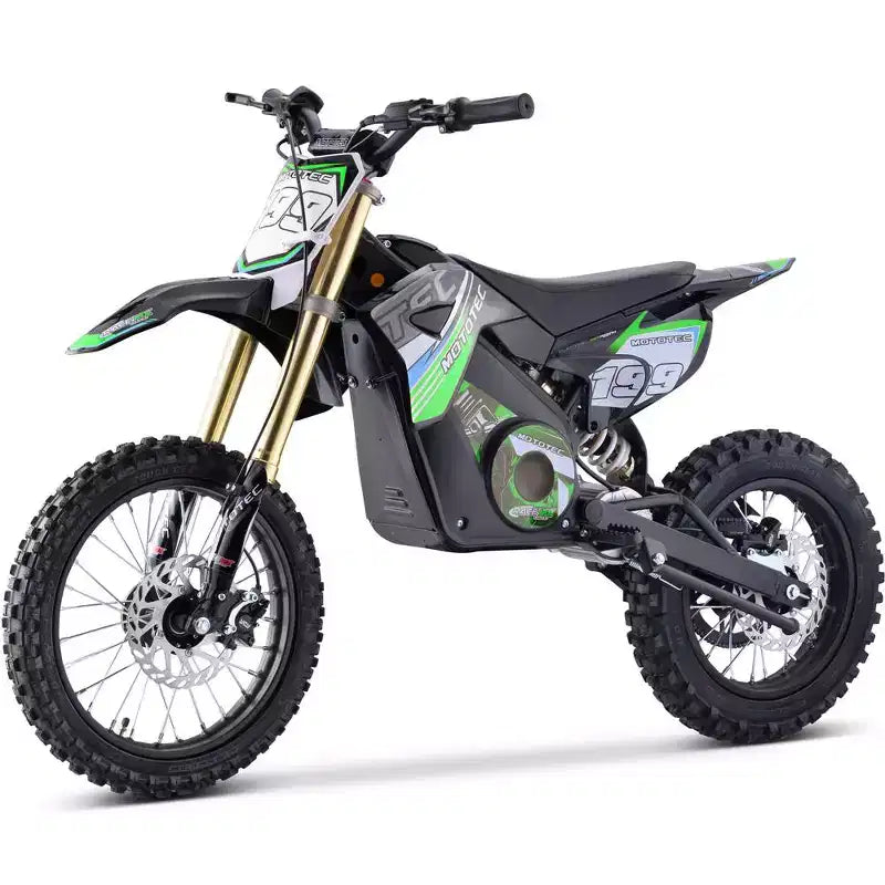 MotoTec Moto cross électrique Pro 48 V 1500 W Lithium Rouge