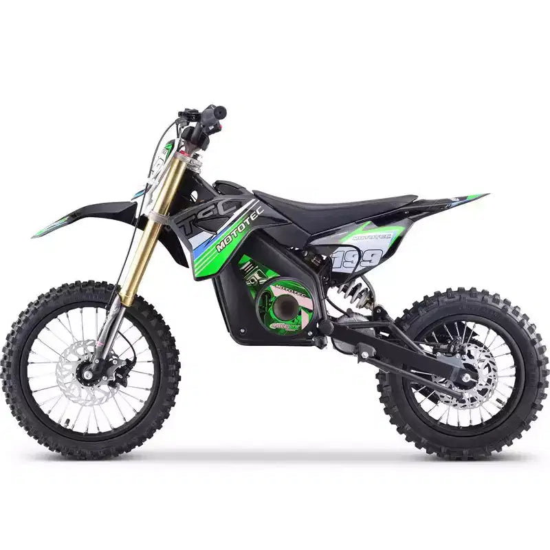 MotoTec Moto cross électrique Pro 48 V 1500 W Lithium Rouge