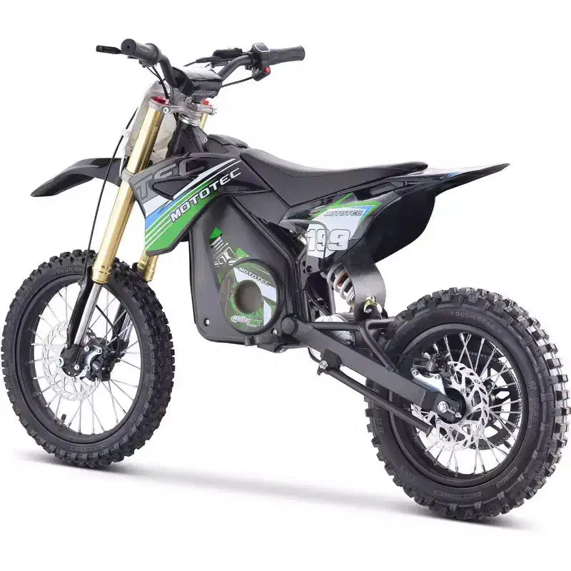 MotoTec Moto cross électrique Pro 48 V 1500 W Lithium Rouge
