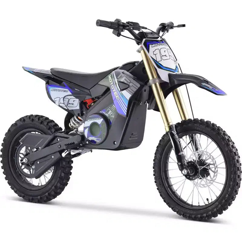 MotoTec Moto cross électrique Pro 48 V 1500 W Lithium Rouge
