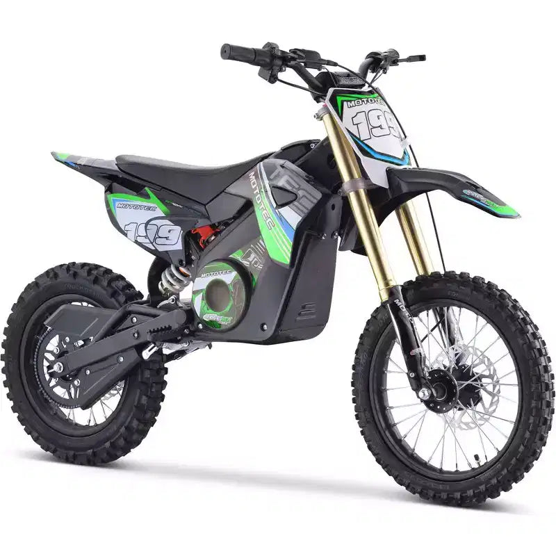 MotoTec 48v Pro Electric Dirt Bike 1500w Lithium Red