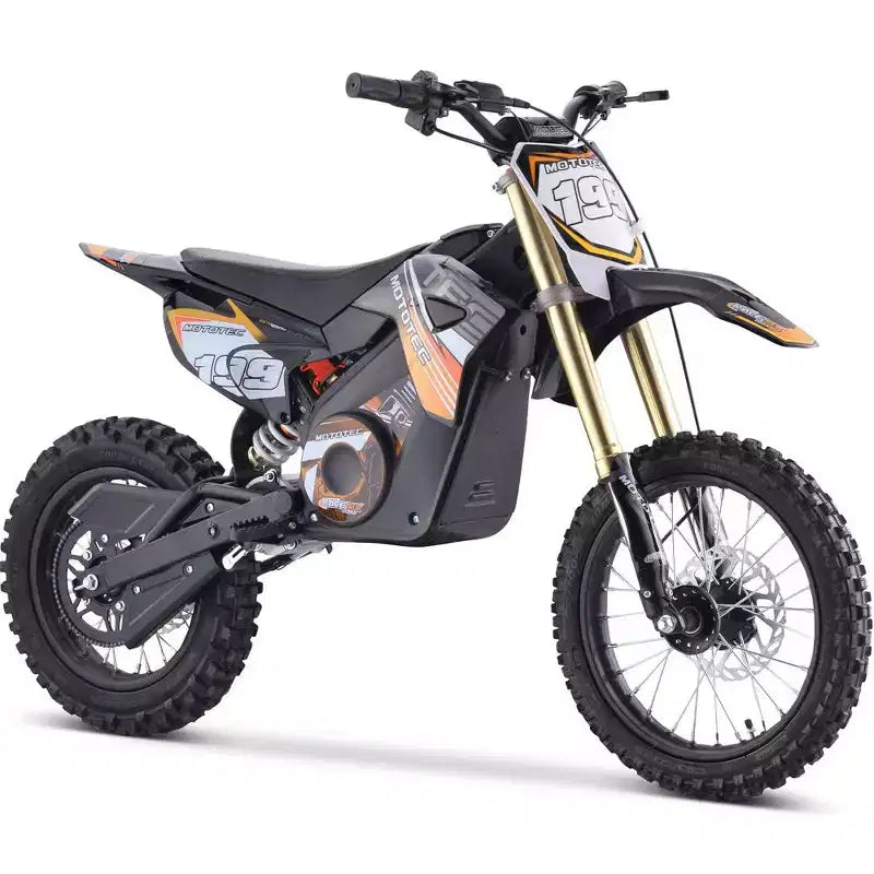 MotoTec Moto cross électrique Pro 48 V 1500 W Lithium Rouge
