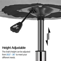 Fauteuil Yaheetech pivotant touffeté réglable en hauteur