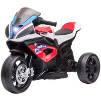Aosom Moto électrique pour enfants BMW HP4 sous licence avec 3 roues, batterie 6V et musique, pour filles et garçons de 18 à 60 mois
