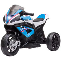 Aosom Moto électrique pour enfants BMW HP4 sous licence avec 3 roues, batterie 6V et musique, pour filles et garçons de 18 à 60 mois
