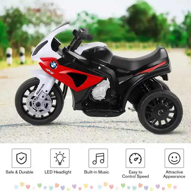 Costway Moto électrique 6 V pour enfants à 3 roues