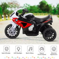 Costway Moto électrique 6 V pour enfants à 3 roues