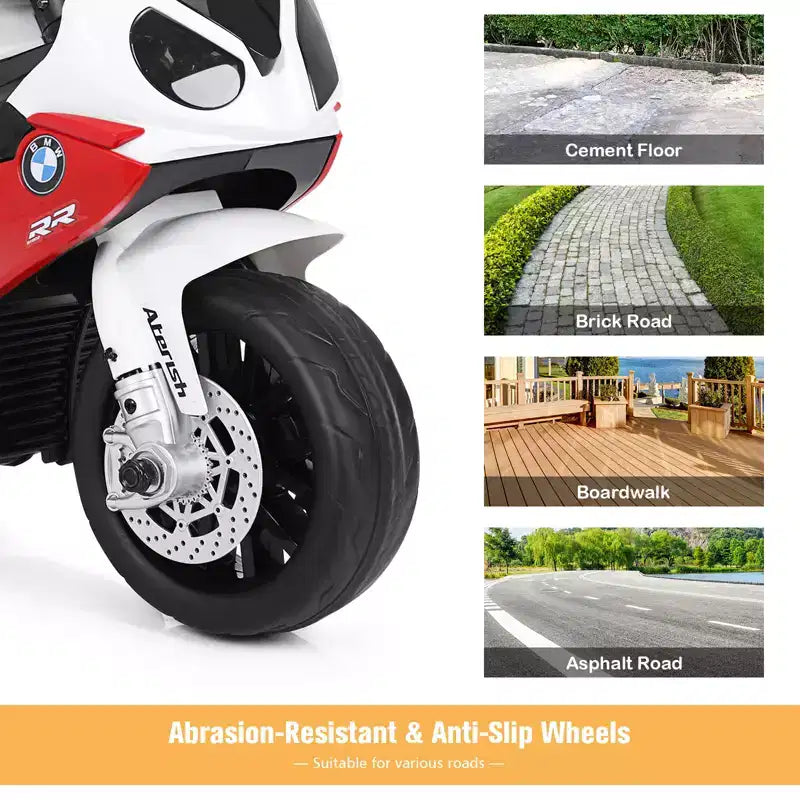 Costway Moto électrique 6 V pour enfants à 3 roues