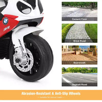Costway Moto électrique 6 V pour enfants à 3 roues