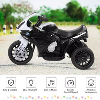 Costway Moto électrique 6 V pour enfants à 3 roues