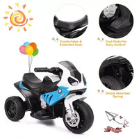 Costway Moto électrique 6 V pour enfants à 3 roues