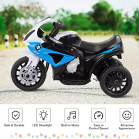 Costway Moto électrique 6 V pour enfants à 3 roues