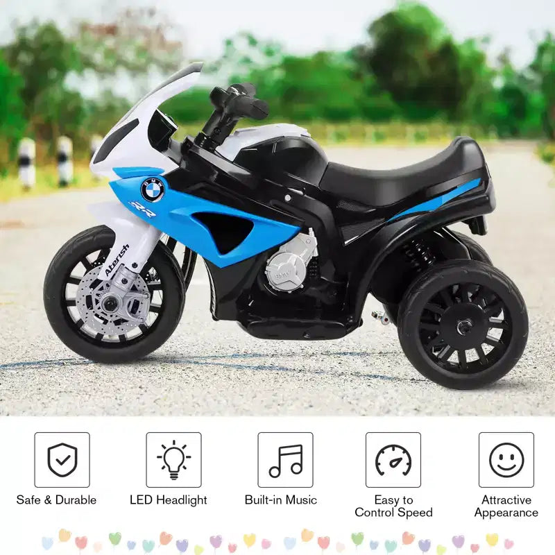 Costway Moto électrique 6 V pour enfants à 3 roues