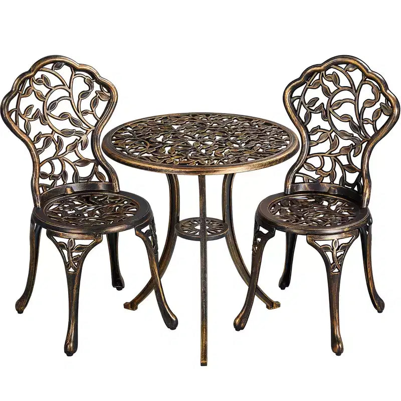 Ensemble de bistrot d'extérieur 3 pièces Yaheetech