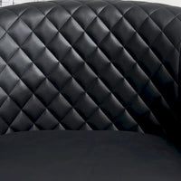 Fauteuil à barillet pivotant en cuir PU touffeté KINWELL 29