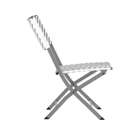 Ensemble bistrot pliant trois pièces Flash Furniture Rouen en rotin PE avec structures métalliques pour usage intérieur et extérieur