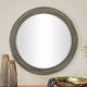 Metal Round with Beaded Detailing Wall Mirror - CosmoLiving by Cosmopolitan