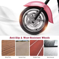 Moto électrique 3 roues 6V pour enfants Costway Bleu/Rose/Blanc/Rouge
