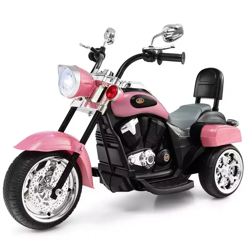 Moto électrique 3 roues 6V pour enfants Costway Bleu/Rose/Blanc/Rouge