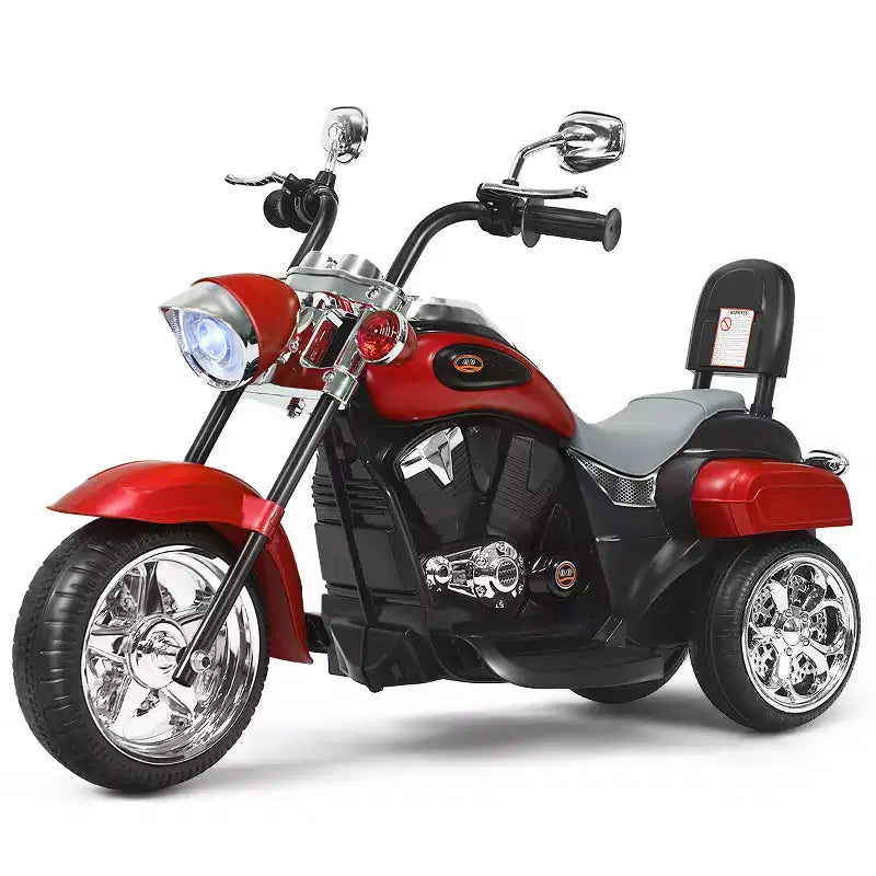 Moto électrique 3 roues 6V pour enfants Costway Bleu/Rose/Blanc/Rouge