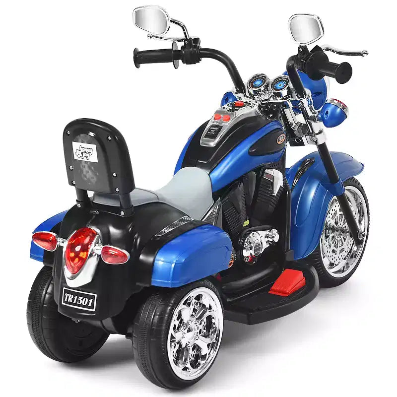 Moto électrique 3 roues 6V pour enfants Costway Bleu/Rose/Blanc/Rouge