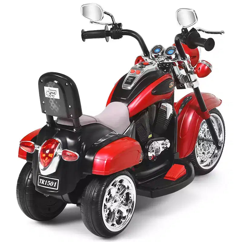 Moto électrique 3 roues 6V pour enfants Costway Bleu/Rose/Blanc/Rouge