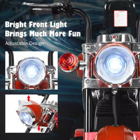 Moto électrique 3 roues 6V pour enfants Costway Bleu/Rose/Blanc/Rouge