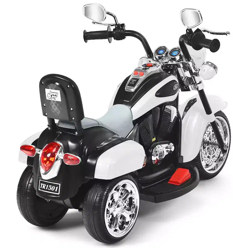 Moto électrique 3 roues 6V pour enfants Costway Bleu/Rose/Blanc/Rouge