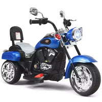 Costway 3 Wheel Kids Ride On Motorcycle 6V Battery Powered Electric Toy Blue/Pink/White/Red